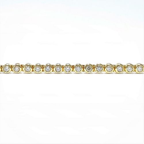 Cuttings Jewellers and Pawnbrokers, womens luxury gold bracelet with diamond studs 