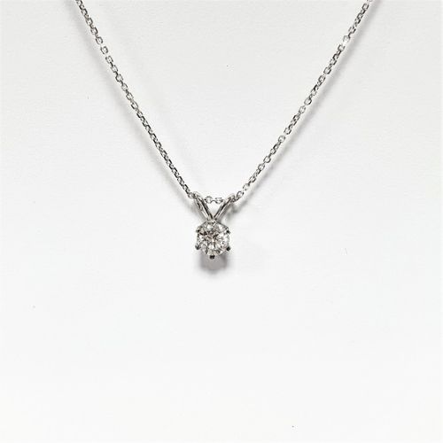 Cuttings Jewellers and Pawnbrokers, womens luxury silver necklace with diamond stone pendent 